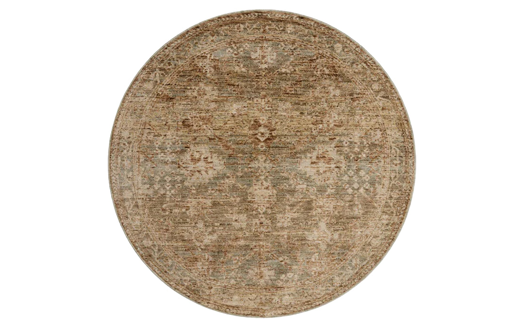 Loloi x Magnolia Junie Collection Spice & Multi 9.6 Round Area Rug