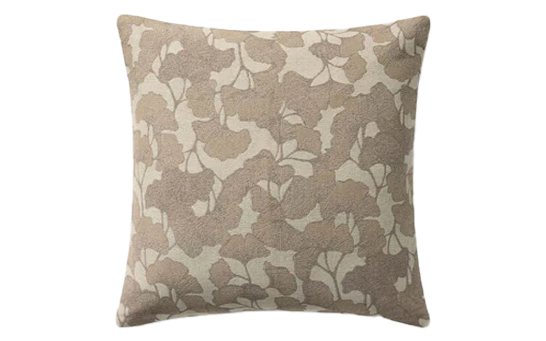 Loloi x Chris Loves Julia Down Pillow Fawn Ivory & Silver
