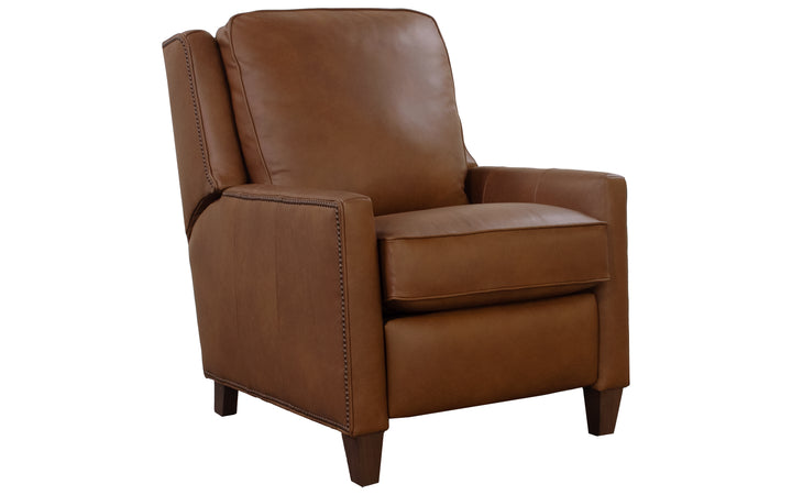 Smith Brothers Leather Push-Back Recliner