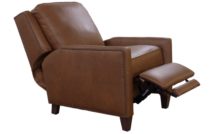 Smith Brothers Leather Push-Back Recliner