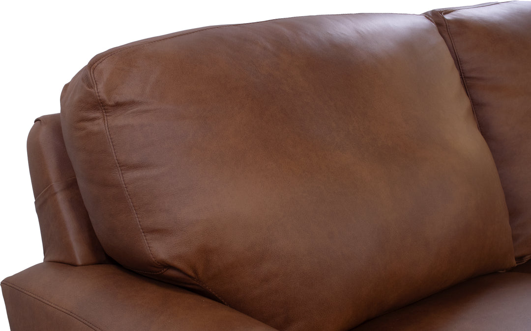 Smith Brothers Leather Sofa