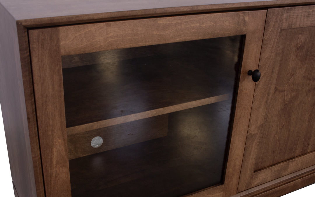 Brown Maple TV Console
