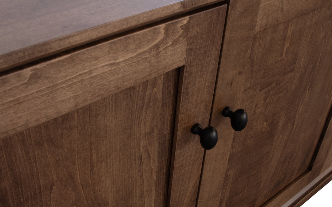 Brown Maple TV Console