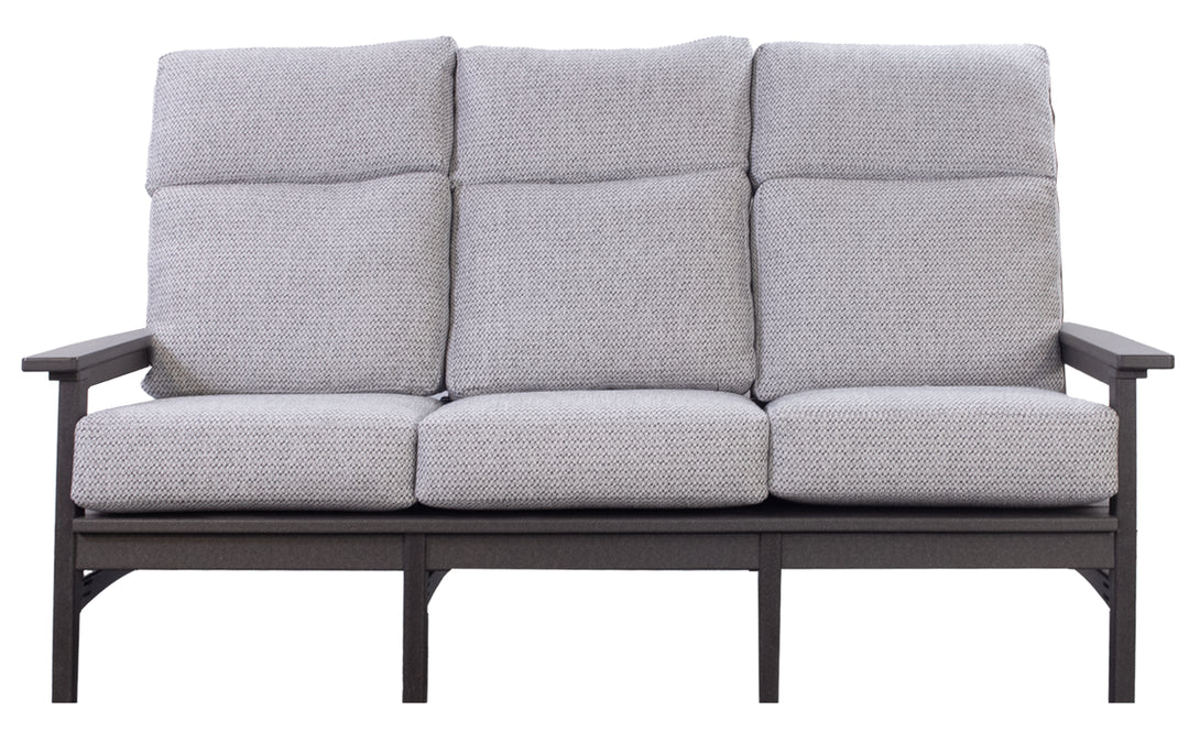 Outdoor Cushioned Sofa - Coffee & Tropicana Granite