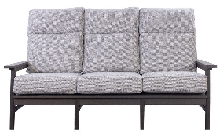 Outdoor Cushioned Sofa - Coffee & Tropicana Granite