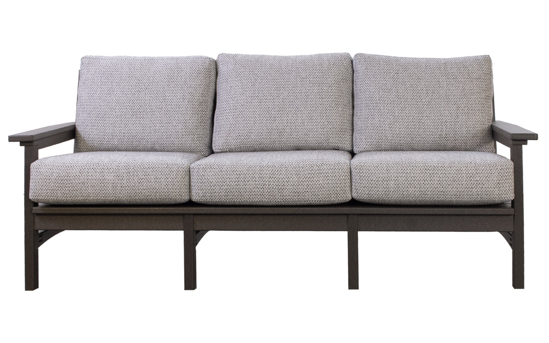Outdoor Cushioned Sofa - Coffee & Tropicana Granite