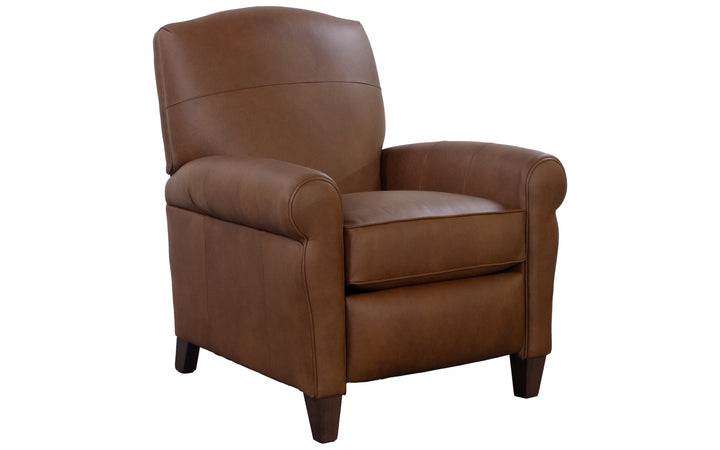 Smith Brothers Leather Push-Back Recliner