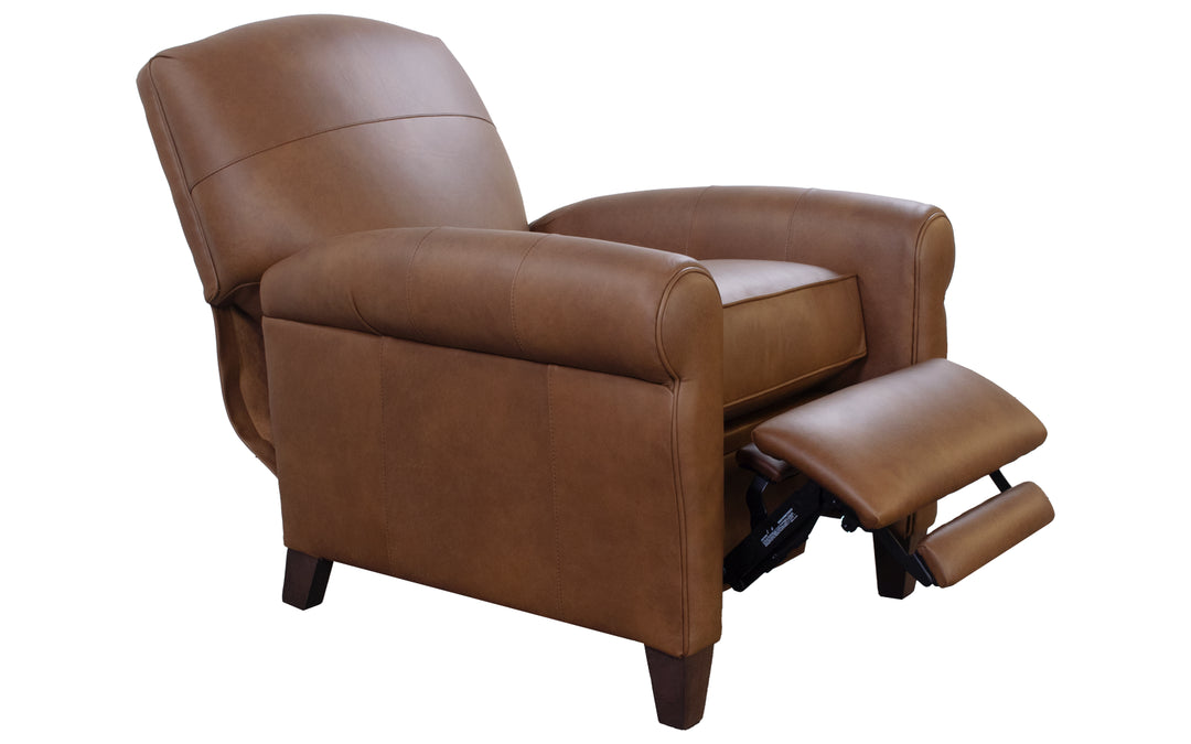 Smith Brothers Leather Push-Back Recliner