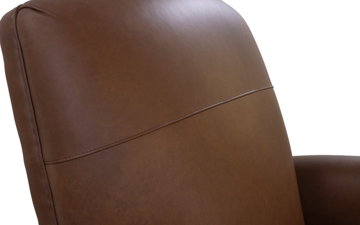 Smith Brothers Leather Push-Back Recliner