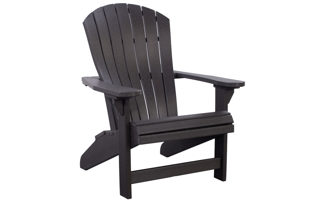 Outdoor Adirondack Chair with Lumbar - Coffee