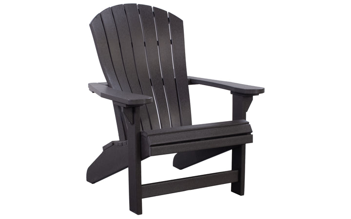 Outdoor Adirondack Chair with Lumbar - Coffee