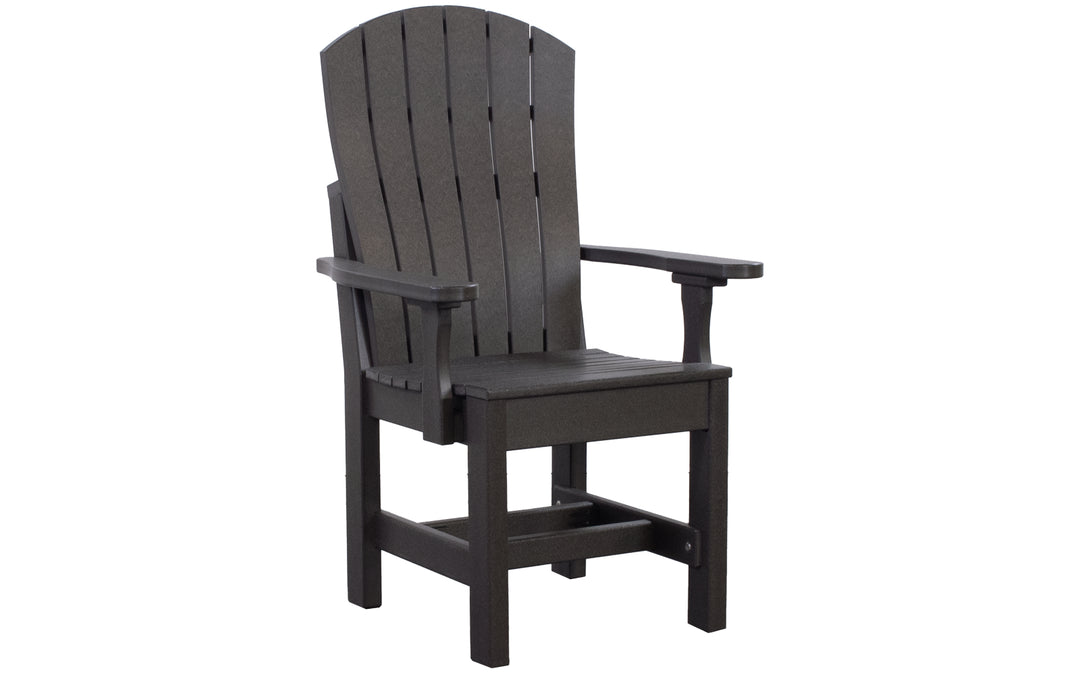 Outdoor Dining Chair with Lumbar - Coffee