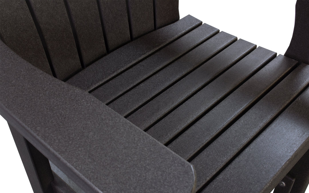 Outdoor Dining Chair with Lumbar - Coffee