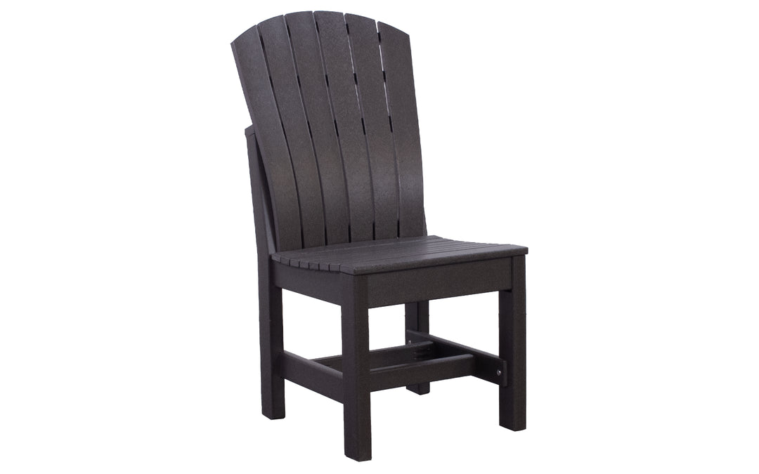 Outdoor Dining Chair with Lumbar - Coffee