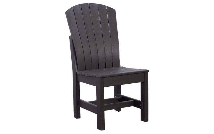 Outdoor Dining Chair with Lumbar - Coffee