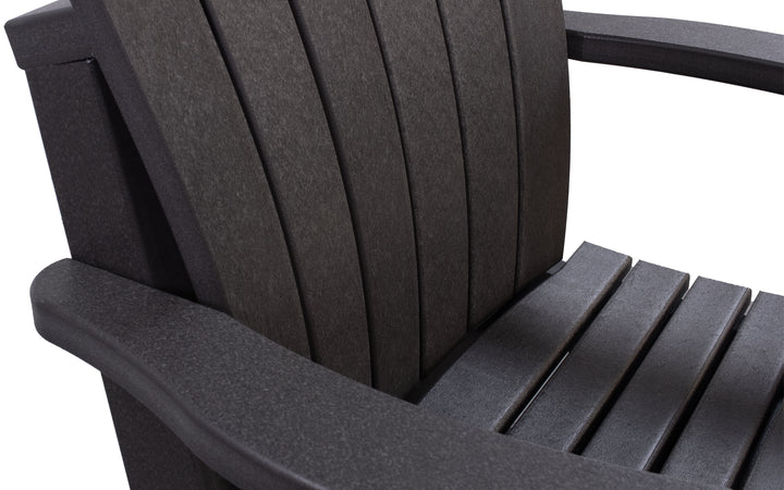 Outdoor Swivel Rocker Dining Chair - Coffee