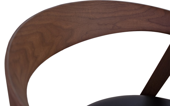 Walnut & Leather Dining Chair
