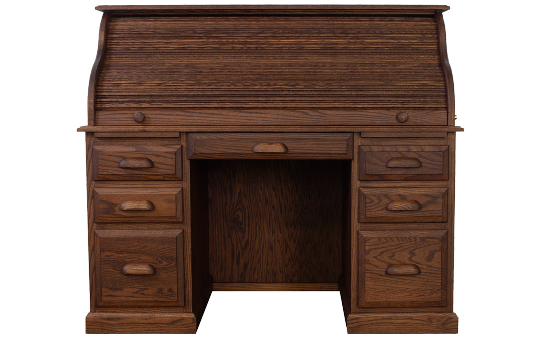 Oak Roll-Top Desk