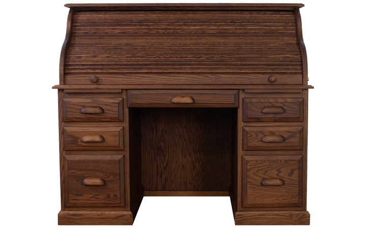 Oak Roll-Top Desk
