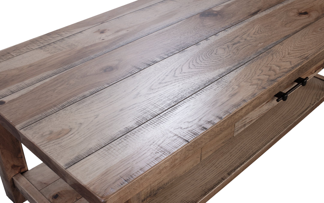 Rustic Hickory Coffee Table