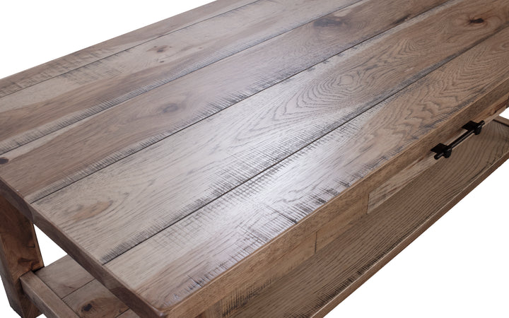 Rustic Hickory Coffee Table