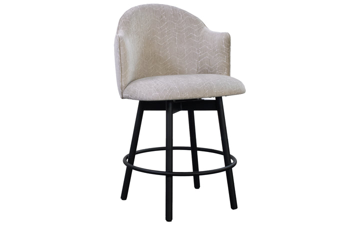 Upholstered Counter Swivel Stool