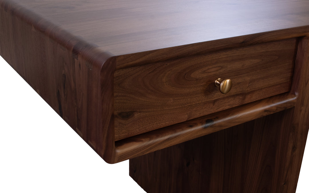 Rustic Walnut Desk