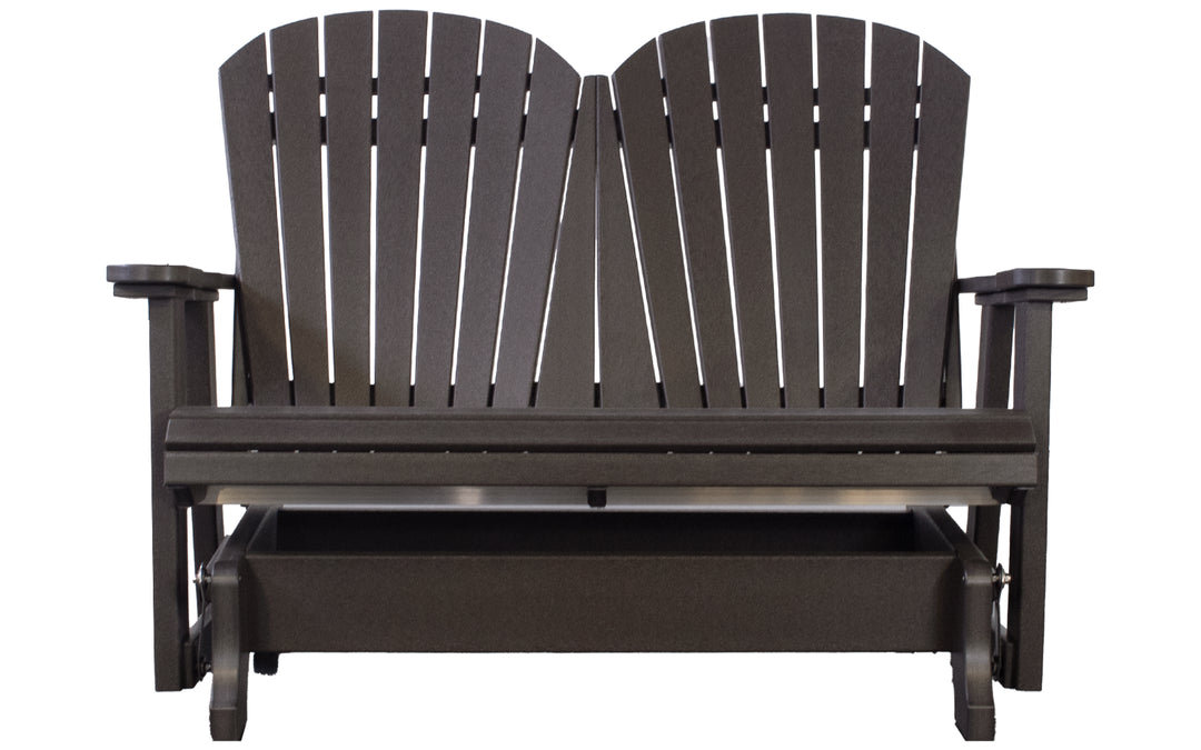 Outdoor Loveseat Glider - Coffee