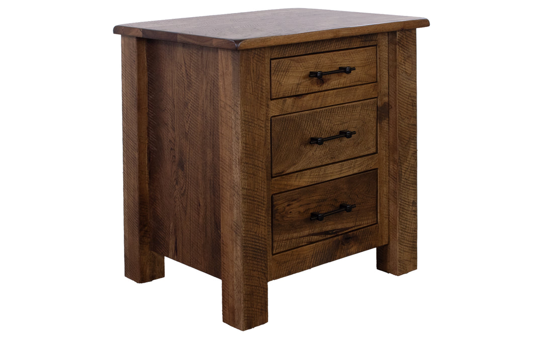 Rustic Hickory Reclaimed Nightstand