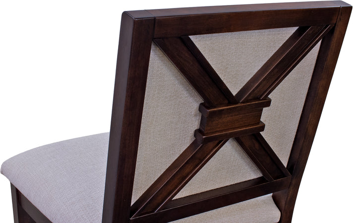 Spa Cherry & Upholstered Dining Chair