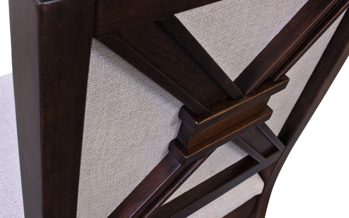 Spa Cherry & Upholstered Dining Chair