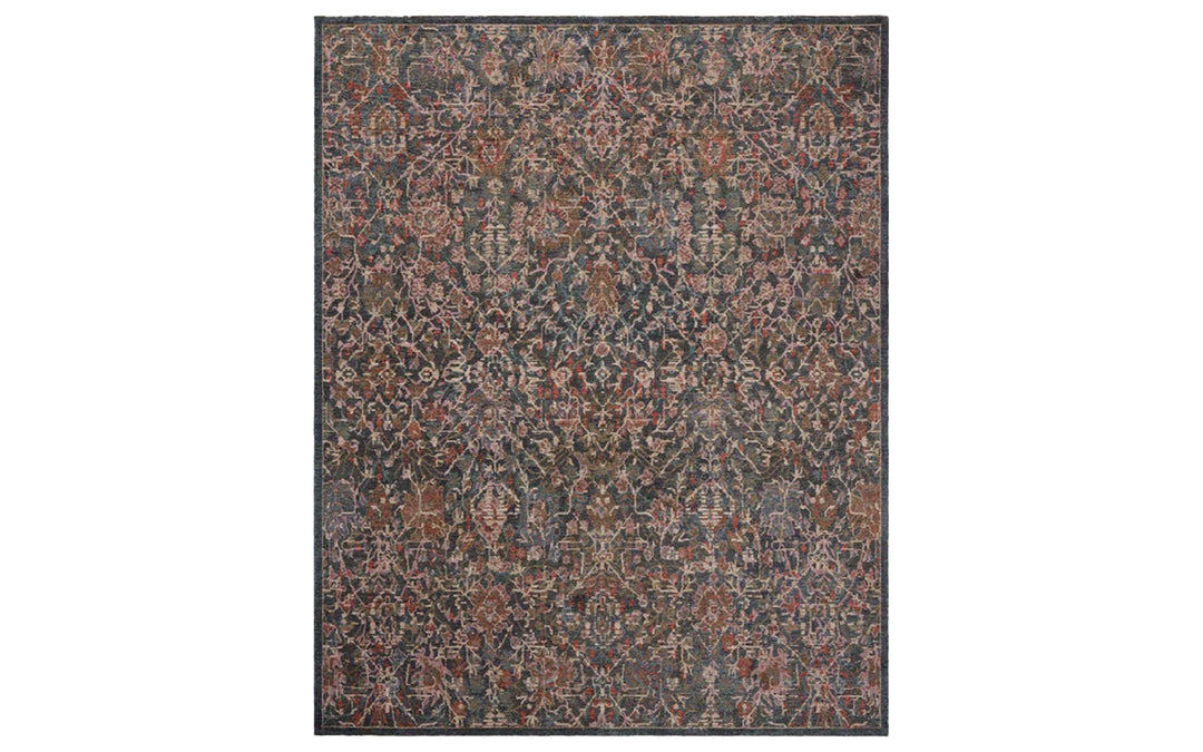 Loloi Winchester Collection Denim & Sunset 7.9 X 10 Area Rug