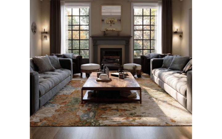 Karastan Bazaar Errol Neutral 7.10 X 10 Area Rug