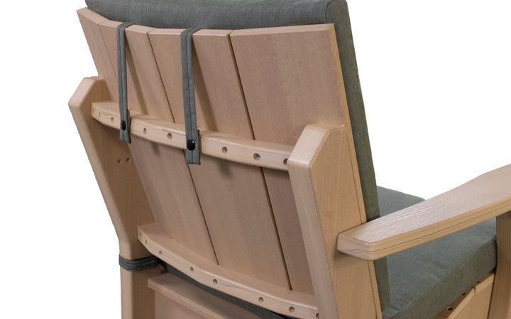 Outdoor Cushioned Dining Chair - Nature & Sage