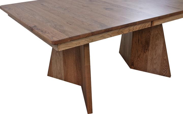 Rustic Hickory Charlotte Dining Table