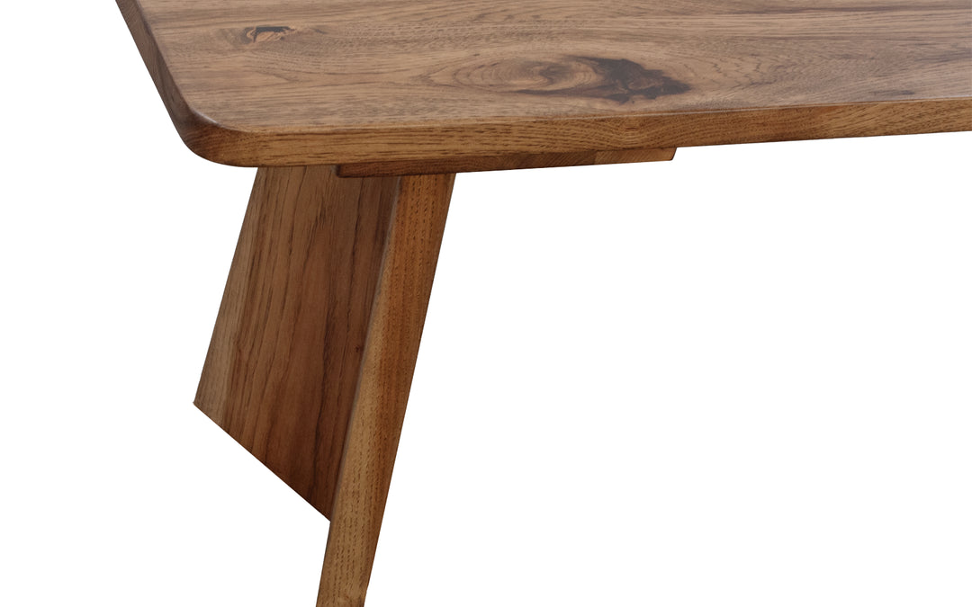 Rustic Hickory Charlotte Bench