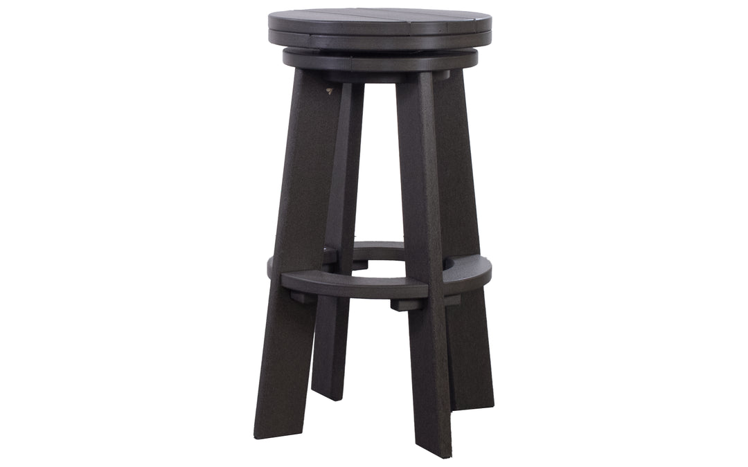 Outdoor Swivel Barstool - Coffee
