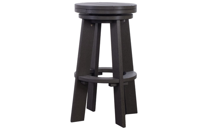 Outdoor Swivel Barstool - Coffee