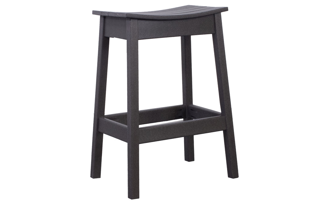 Outdoor Saddle Stool - Coffee