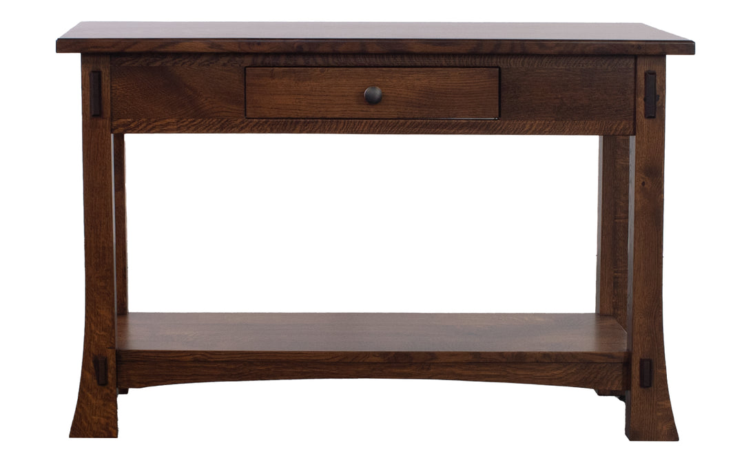 Rustic Quartersawn White Oak Sofa Table
