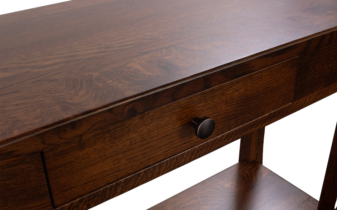 Rustic Quartersawn White Oak Sofa Table