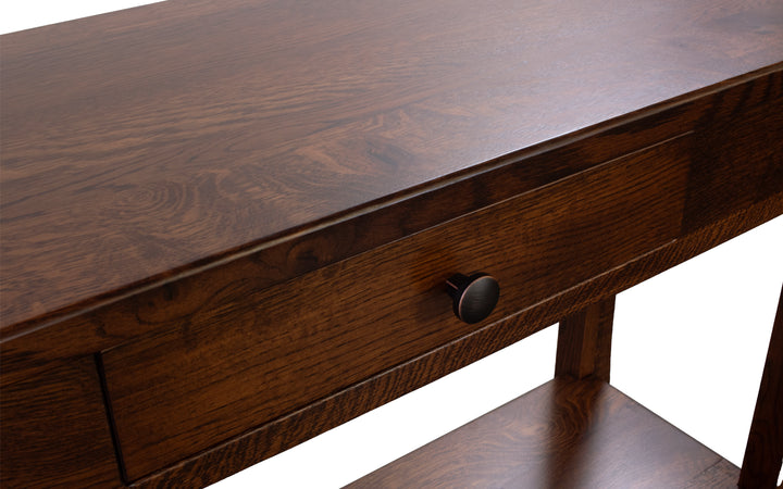 Rustic Quartersawn White Oak Sofa Table