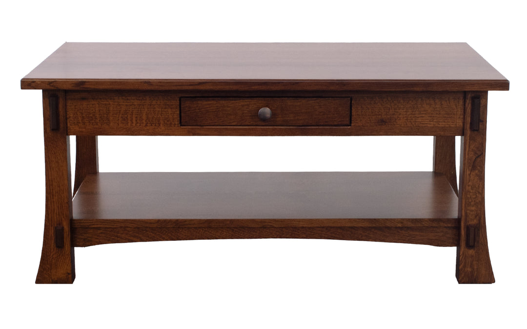 Rustic Quartersawn White Oak Coffee Table