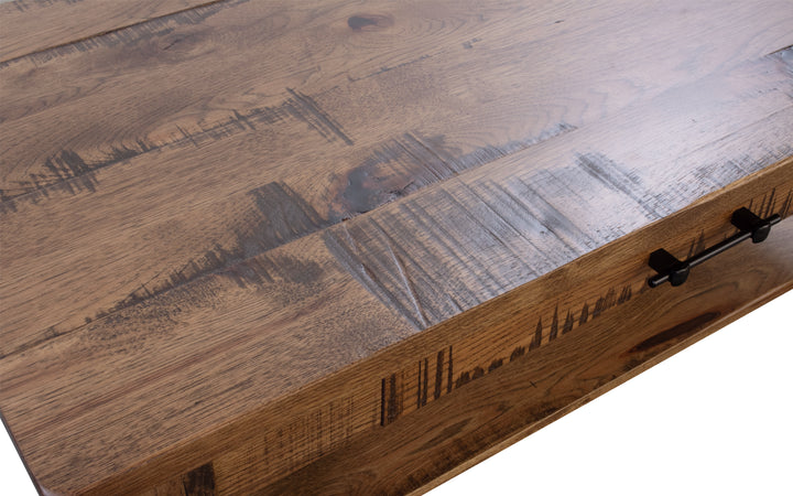 Rustic Hickory Coffee Table