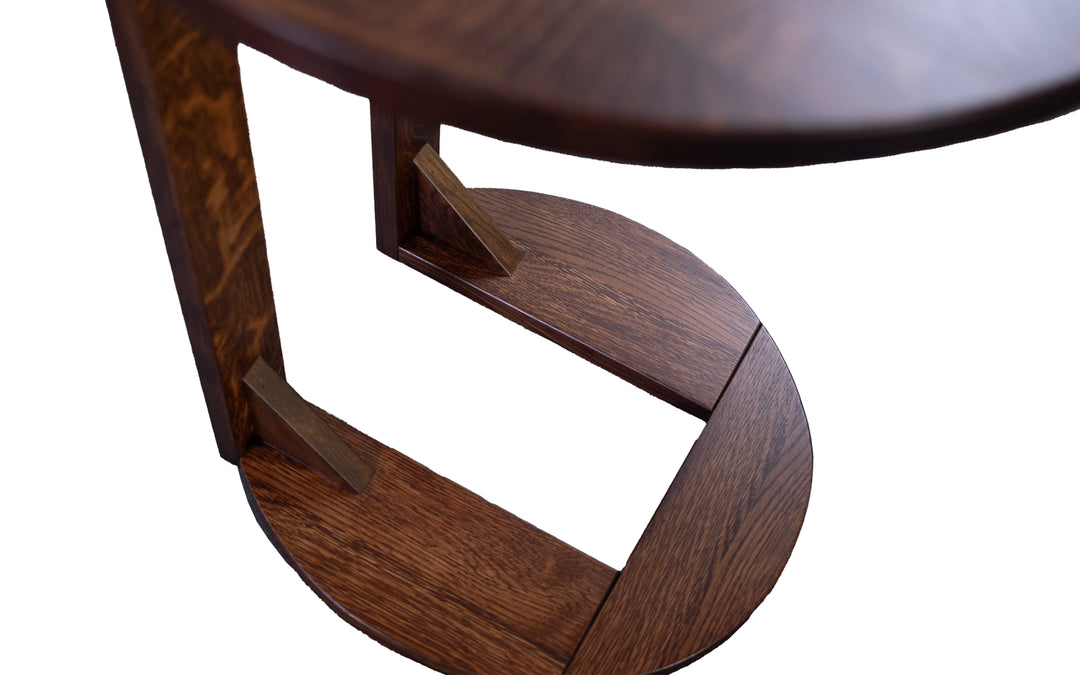 Rustic Quartersawn White Oak End Table