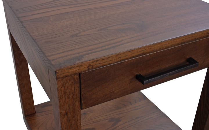 Oak End Table