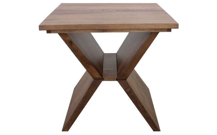 Rustic Hickory End Table - Denver