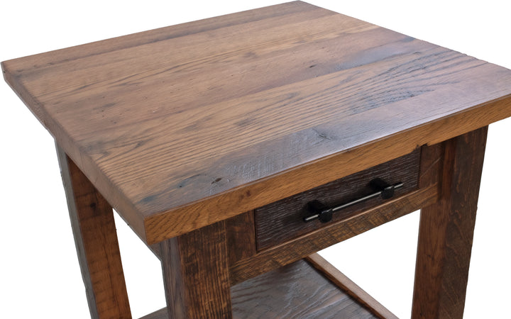 Reclaimed End Table