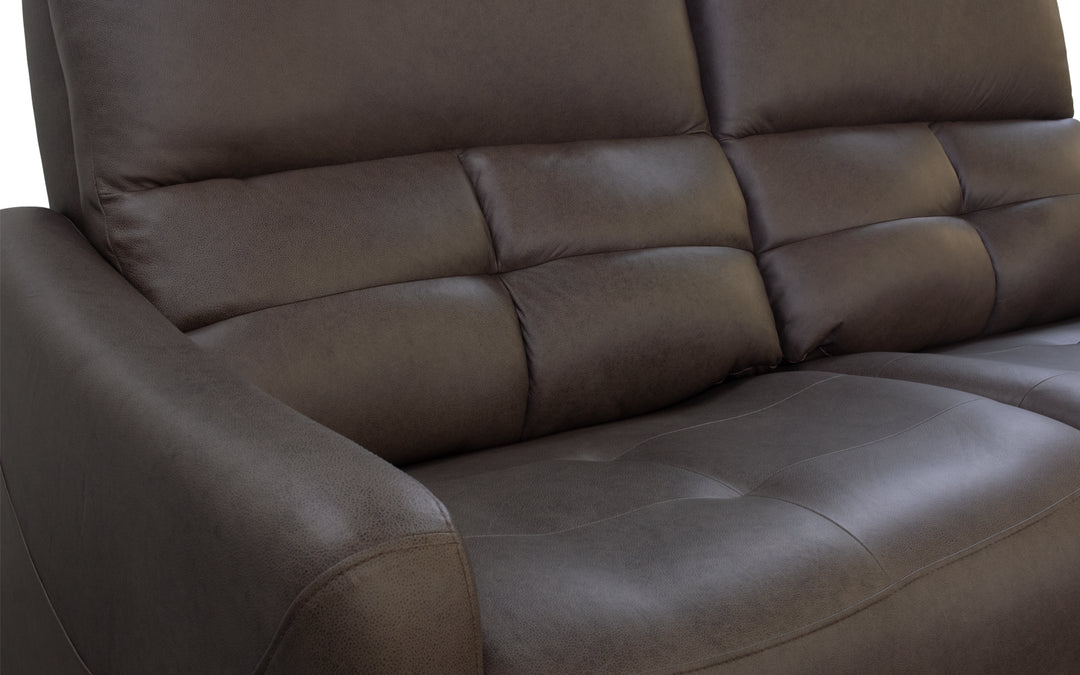 Elran Asher Leather Power Reclining Sofa