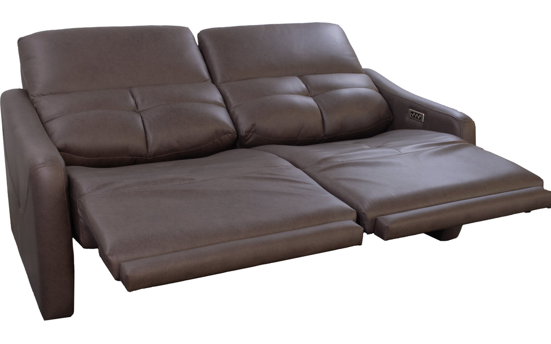 Elran Asher Leather Power Reclining Sofa